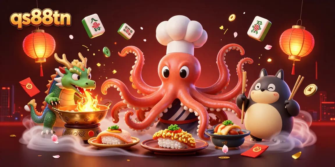 Engage in thrilling gameplay at qs88tn with vibrant 3D characters and dynamic casino elements.
