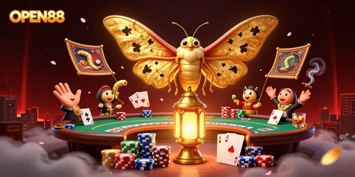 Experience thrilling gameplay at OPEN88 with vibrant casino elements and captivating characters.