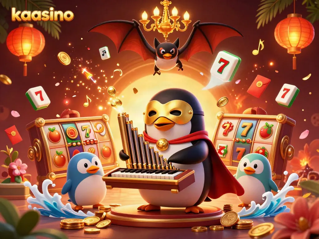 Kaasino combines immersive action and breathtaking visuals in a vibrant casino-themed digital artwork.