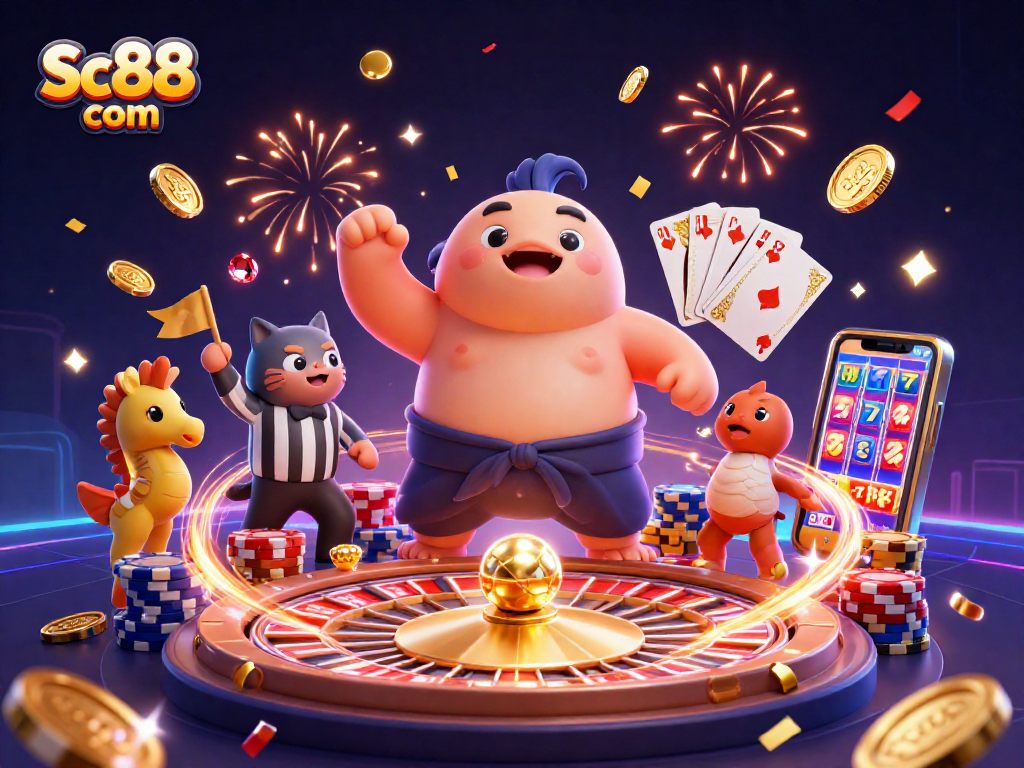 Engage with the vibrant Sc88 com casino undersea scene featuring lively characters and dynamic gaming elements.