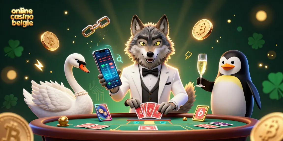 Enjoy thrilling action at online casino belgie with vibrant characters and crypto elements.