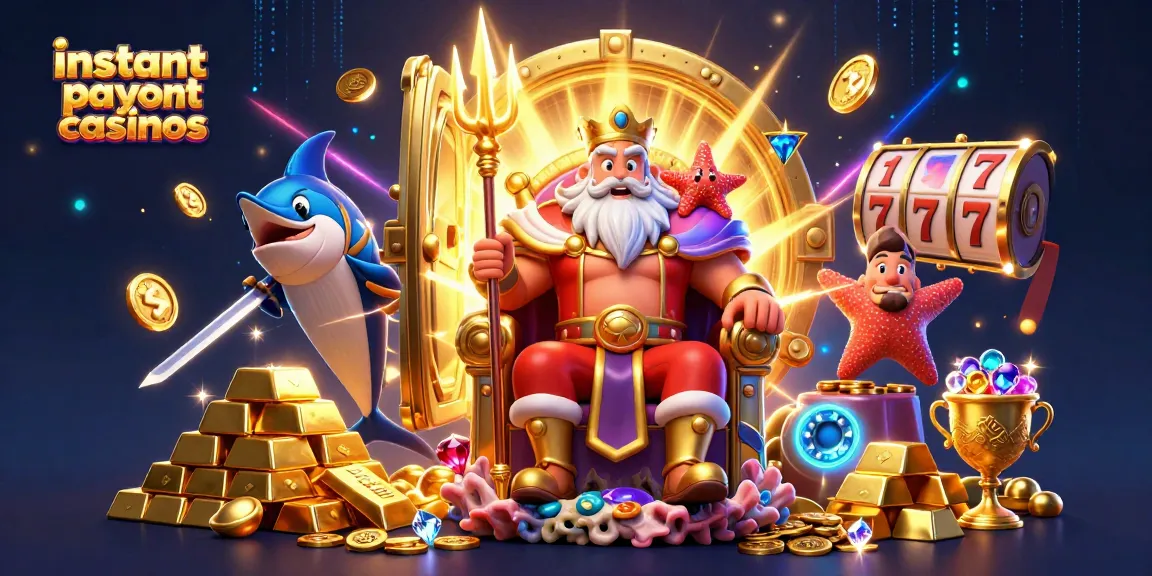 Experience the thrill of instant payout casinos with vibrant 3D casino characters and dynamic treasures.
