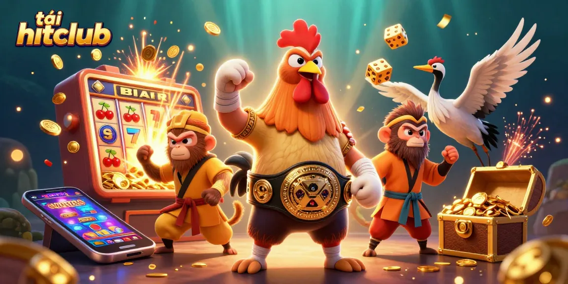 Experience the excitement of tải hitclub with vibrant casino characters and striking visuals.