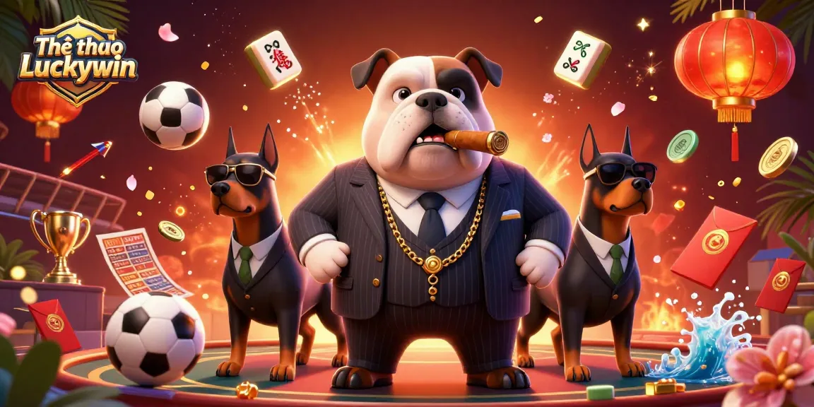 Experience Thể thao Luckywin with thrilling sports betting in a vibrant 3D scene of action.