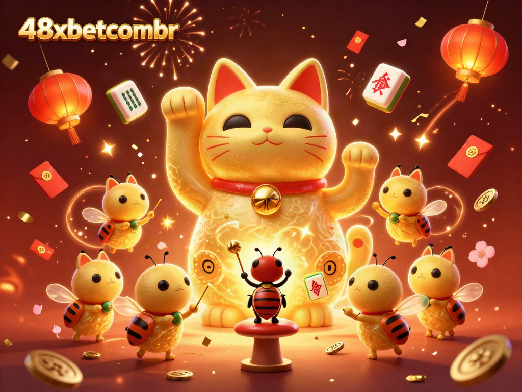 Experience thrilling wins and vibrant celebrations at 48xbetcombr, where luck meets fortune in a colorful casino scene.