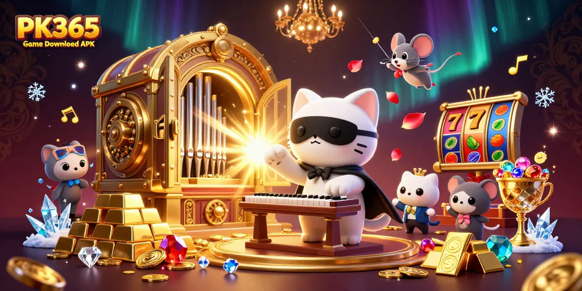 Experience the thrill of playing slots with PK365 Game Download APK, featuring rich graphics and dynamic casino elements.