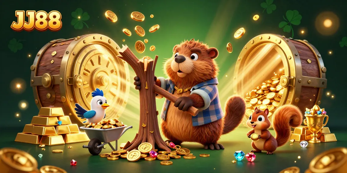 Experience thrilling gameplay at JJ88 with vibrant illustrations of exciting casino scenarios.