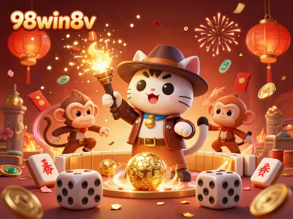 Engage with 98win8v's thrilling casino adventures featuring cat explorers and dynamic rich gameplay.