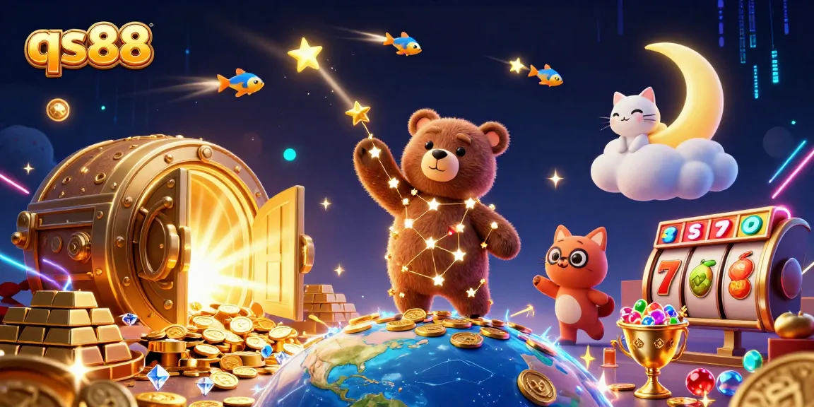 Engage with qs88's vibrant casino world featuring constellations, treasures, and exciting gameplay.