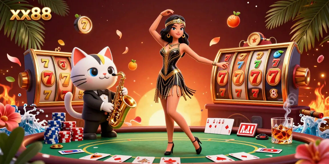 Experience exciting gambling action at xx88 with vibrant slot reels and an entertaining atmosphere.
