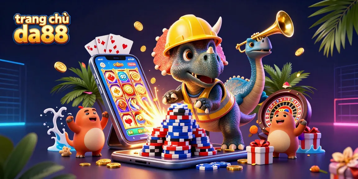 Experience excitement at trang chủ da88 with colorful slot games and jubilant cartoon characters.