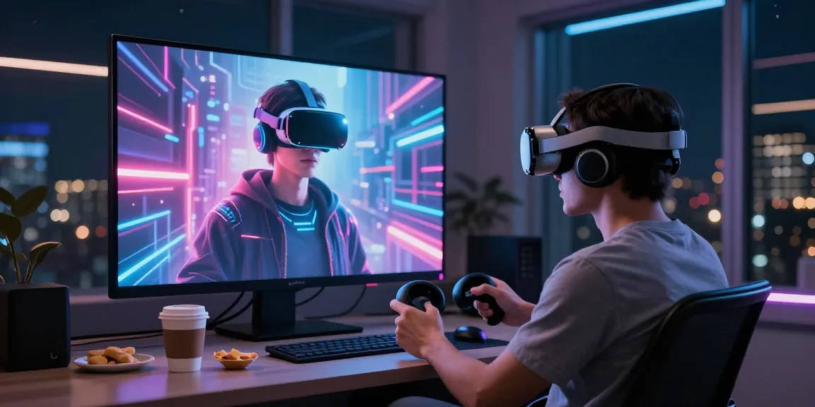 Immersive scene showcasing user interacting with NSFW AI, highlighting innovative digital intimacy.