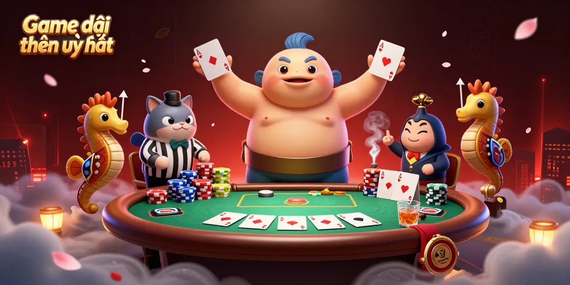 Experience the thrill of Game đổi thưởng uy tín with vibrant poker action and charismatic characters.