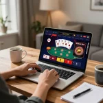 Experience Link nhà cái Vin88 with engaging online casino gameplay in a cozy home setting.