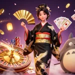 Engage in thrilling gameplay at kk55 with immersive Asian-themed 3D digital casino art.