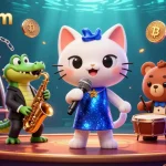 Experience the vibrant atmosphere of tx88 com with glamorous casino elements and lively characters.