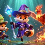 dabet8 highlights thrilling slot gameplay with mystical characters in a vibrant casino scene
