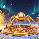 Experience the excitement of betting on luongsontv with a dynamic 3D casino scene showcasing a unique roulette wheel.
