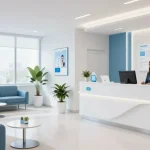 Hair transplant Istanbul consultation in a modern healthcare clinic with compassionate staff and patient care focus.