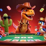 Engage with BLUE88's exciting slot games featuring vibrant characters and colorful elements.