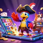 Spin the reels with OXBET's vibrant slot games in this dynamic 3D casino scene.