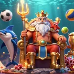 Enhance your winning strategies with ae888's dynamic sports betting scene featuring Neptune and gold elements.