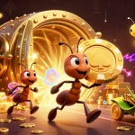 Experience the excitement of luck8a in a vibrant 3D casino adventure with animated characters and shimmering treasures.